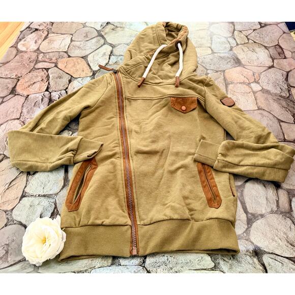 WANAKOME ASYMMETRICAL HESTRA ZIP UP - Picture 2 of 10